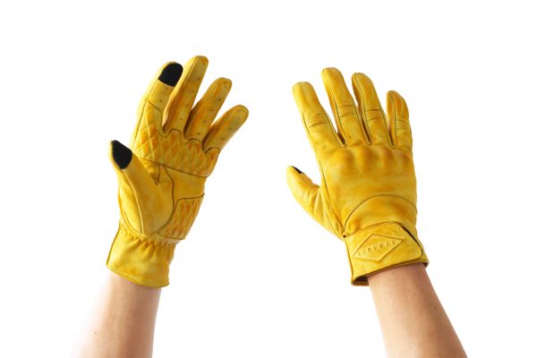 Liberta-Moto-Cobra-Gloves-Yellow-TwoHands