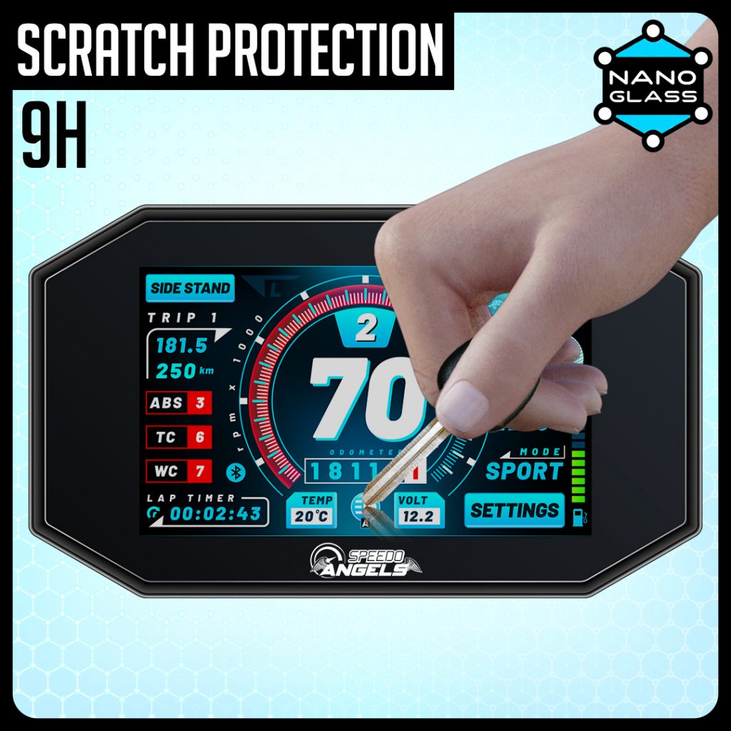 2020- Speedo Angels NANO GLASS Dashboard Screen Protector for HORWIN CR6